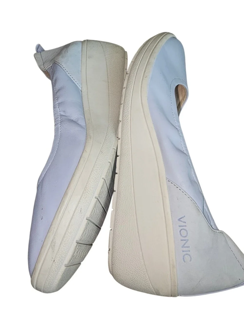 Vionic Women's Slip-On Ballet Flats in Pale Blue